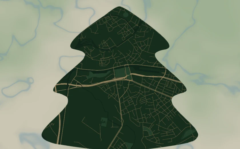 Christmas Tree Map preset preview