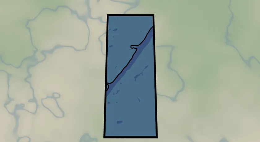 Narrow Lake Map Generator example