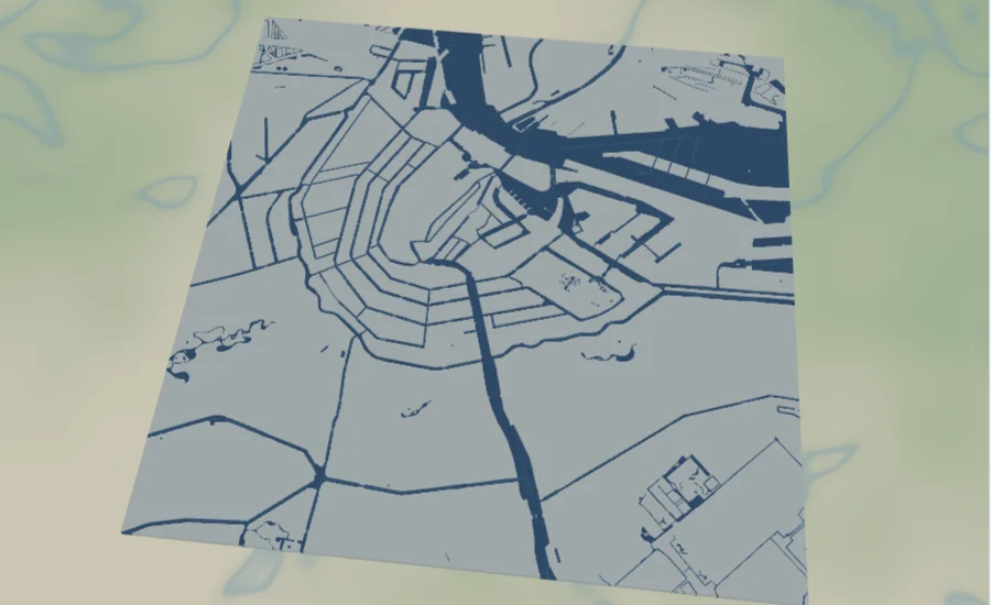 River Network Map preset preview