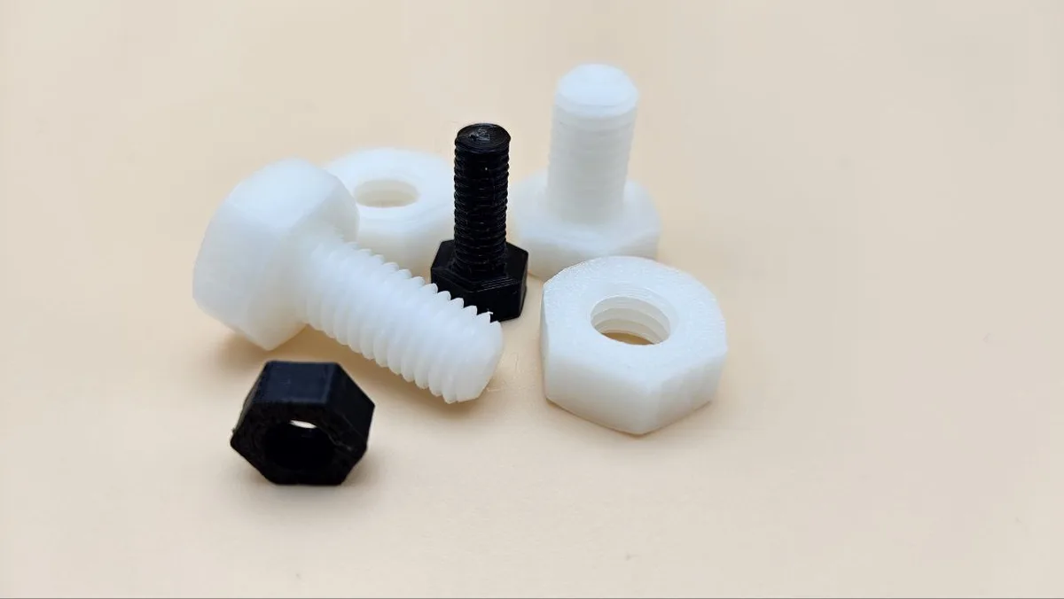 3D Print Machine Screws + Nuts Generator preset preview
